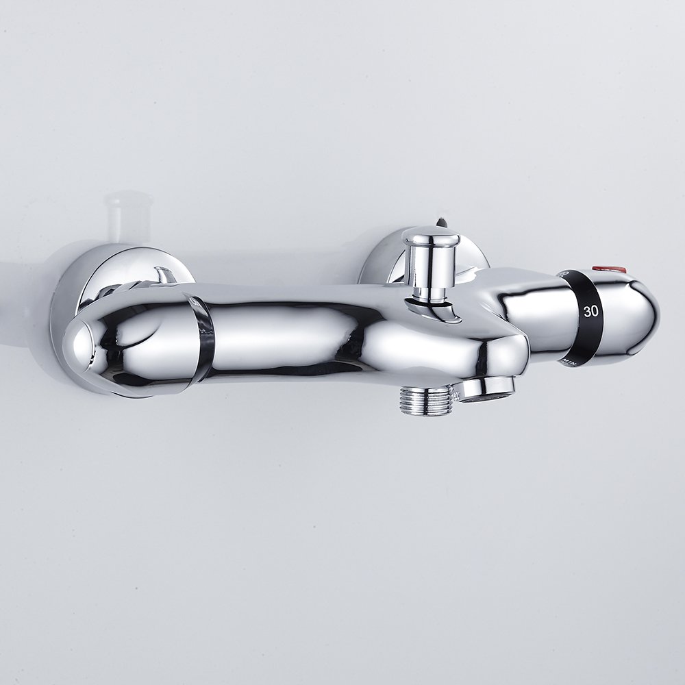 Amazon | Scorpiuse1_jp 浴室用水栓 サーモスタット シャワー水栓 壁付