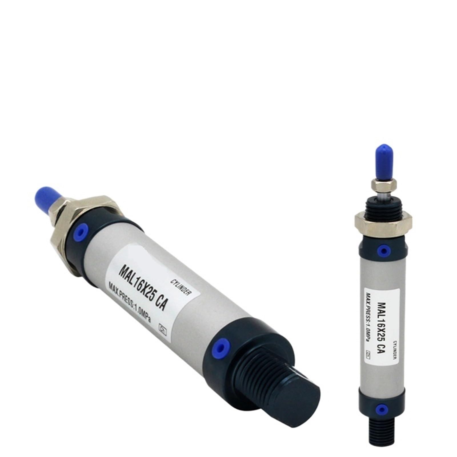 Vérin pneumatique MAL32 en alliage d'aluminium double effet pour automatisme précis