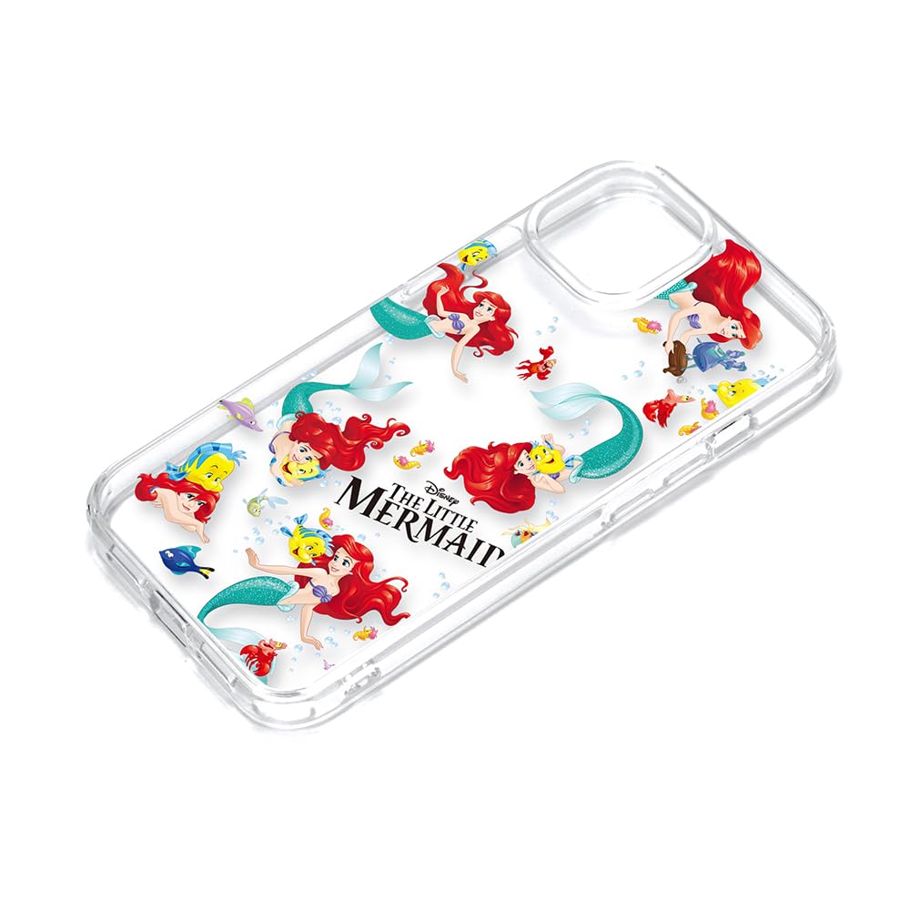 iPhone 15 Plus用 クリアハイブリッドケース [アリエル]