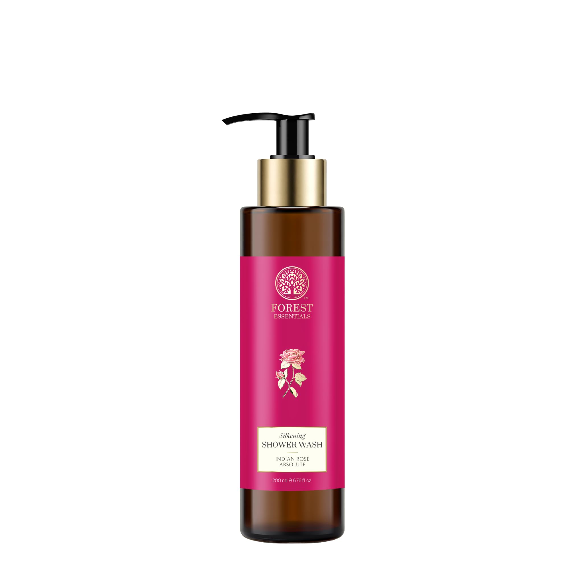 Forest Essentials Silkening Shower Wash Indian Rose Absolute | Natural Body Wash Enriched With Active Ingredients For Soft & Smooth Skin | Paraben & Sulphate Free Ayurvedic Body Wash | For Women & Men | 200 ml-image-31
