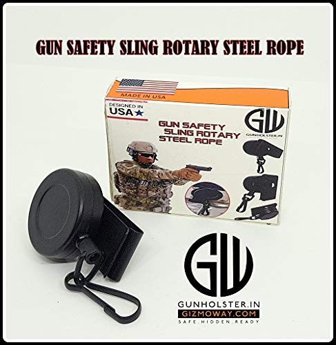 Safety and Survival Steel Sling Retractable Rotary Lanyard