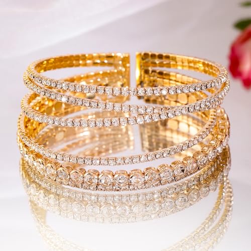 Image of Rubans Multi Layered Bracelet Trendy Jewellery Gift for Women & Girls