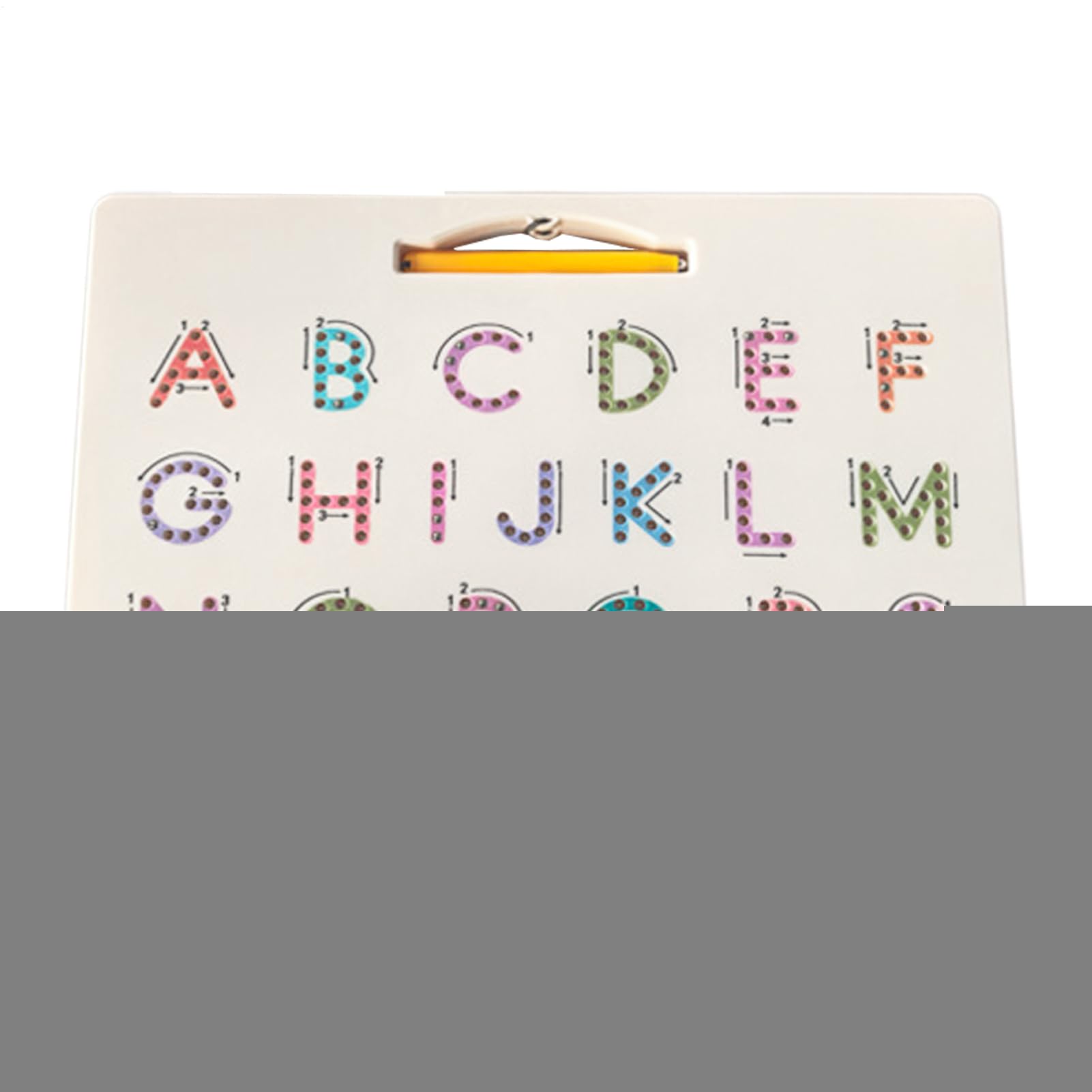 Tableau magnétique d'alphabet et planche sensorielle, cadeau éducatif idéal