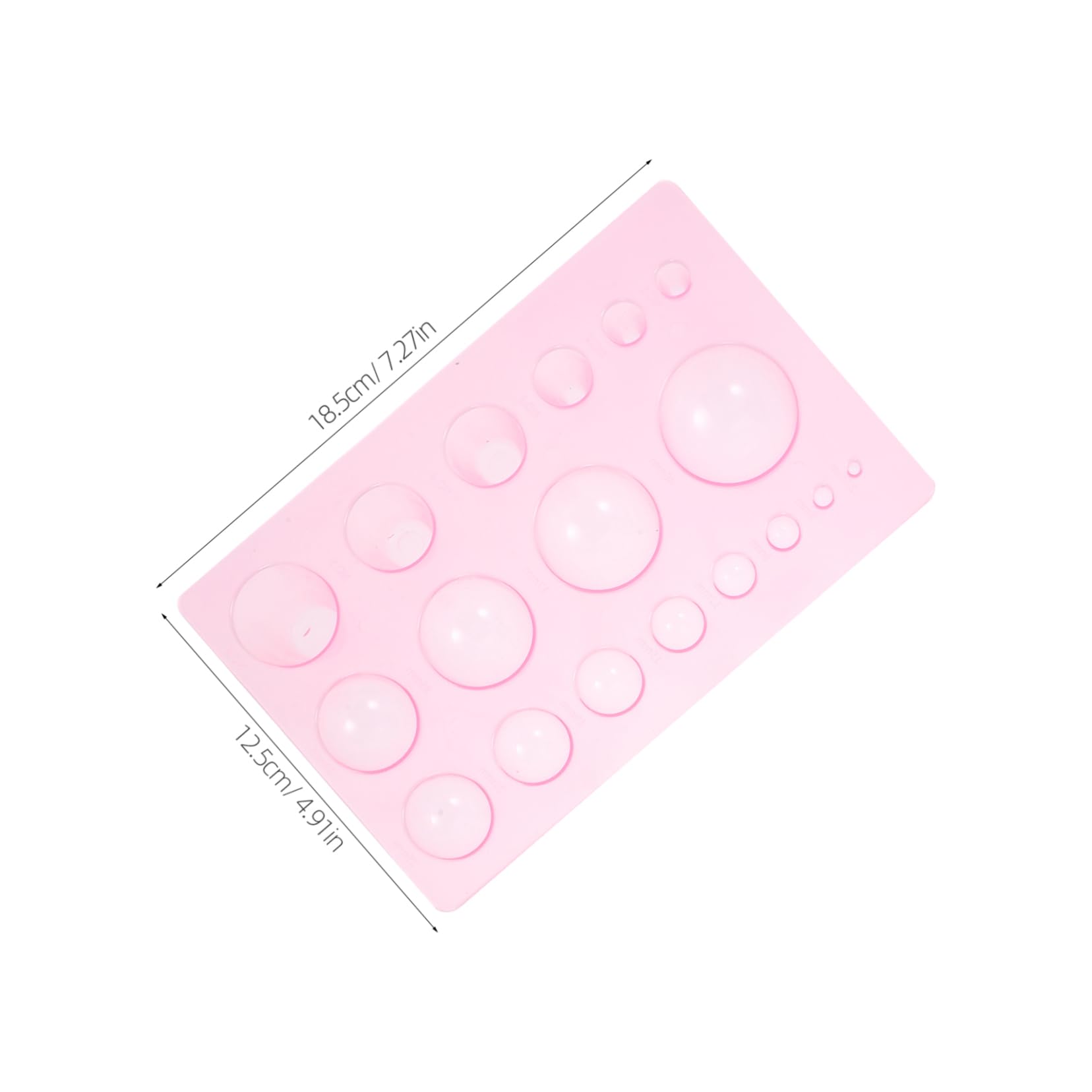 VILLCASE 2pcs Manual Mud Extractor for Clay Sculpting Half Round Ball Shape Molds Pp Material Ideal for Kids and Adults DIY Handcrafts