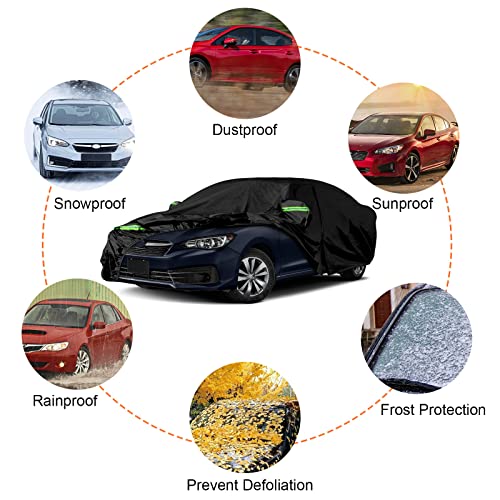 Image of 6 Layers Waterproof Car Covers Replace for 2007-2026 Subaru Impreza Sedan