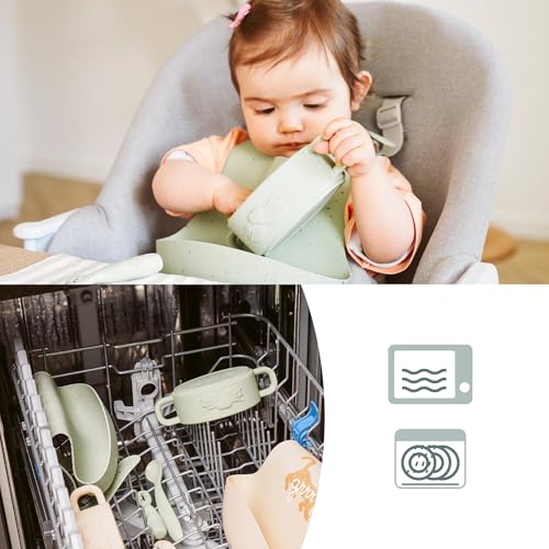 Babymoov coffret repas silicone ergonomique pour la diversification de bébé Mini Arty - 5
