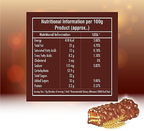 Image of BakeMate Snap It Milk & Chocolate Wafer - Pack of 1 (30 Pieces) - 600g | Crispy Wafer with Smooth Chocolate Filling | Birthday Chocolates.