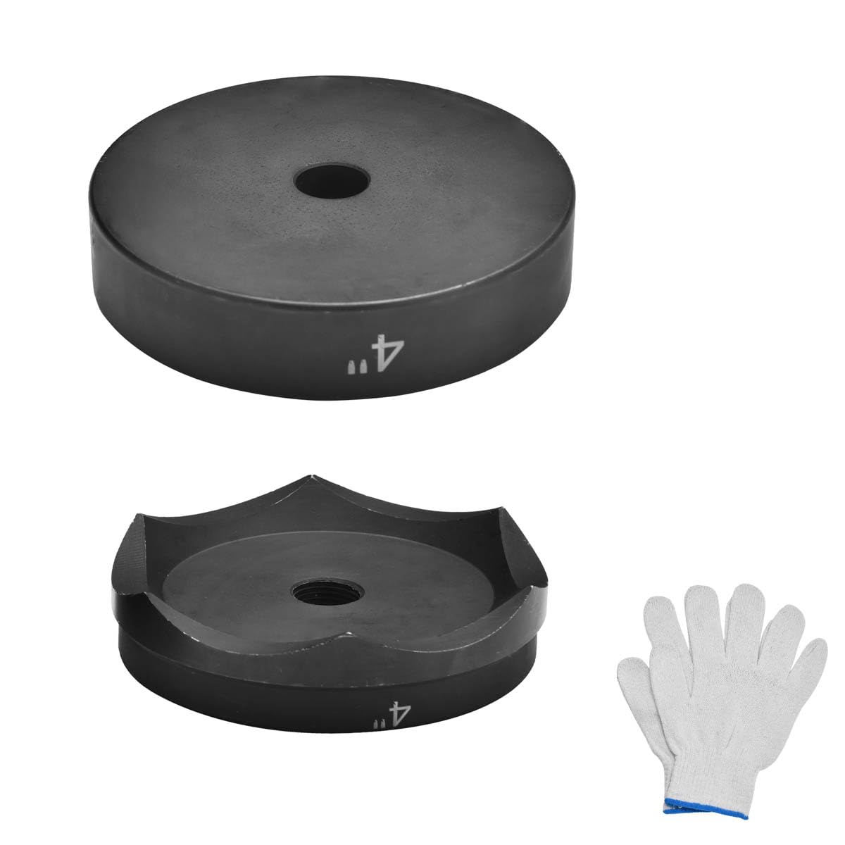 Yescom 45mm Square Knockout Punch Die 1-3/4" Punch Mold with 2 Draw Studs