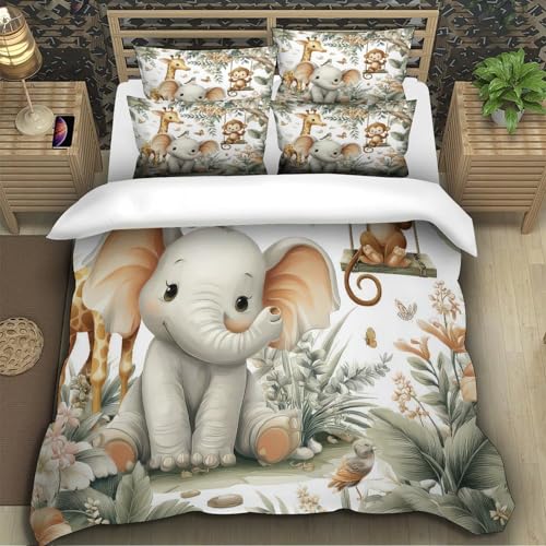 Housse de couette bébé animaux pour illuminer la chambre ado - 5