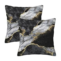 Black Grey Gold Marble