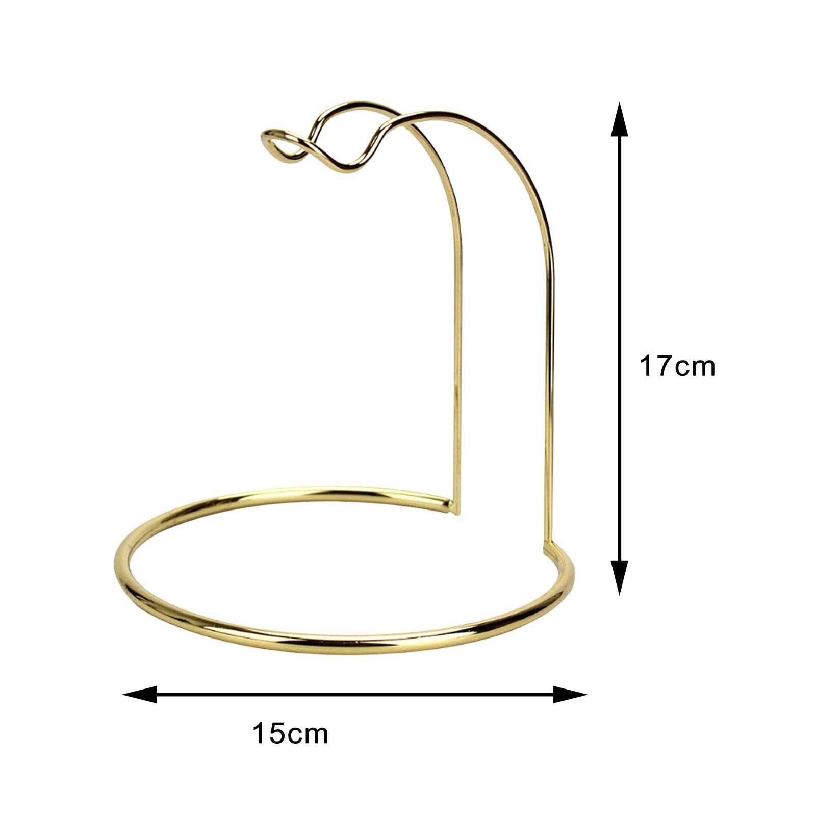 RNXRZANK Detachable Fishing Reel Display Stand, Stable Stainless Steel Fishing Reel Holder, Neatly Organised Fishing Wheel Bracket Accessories, Aureate