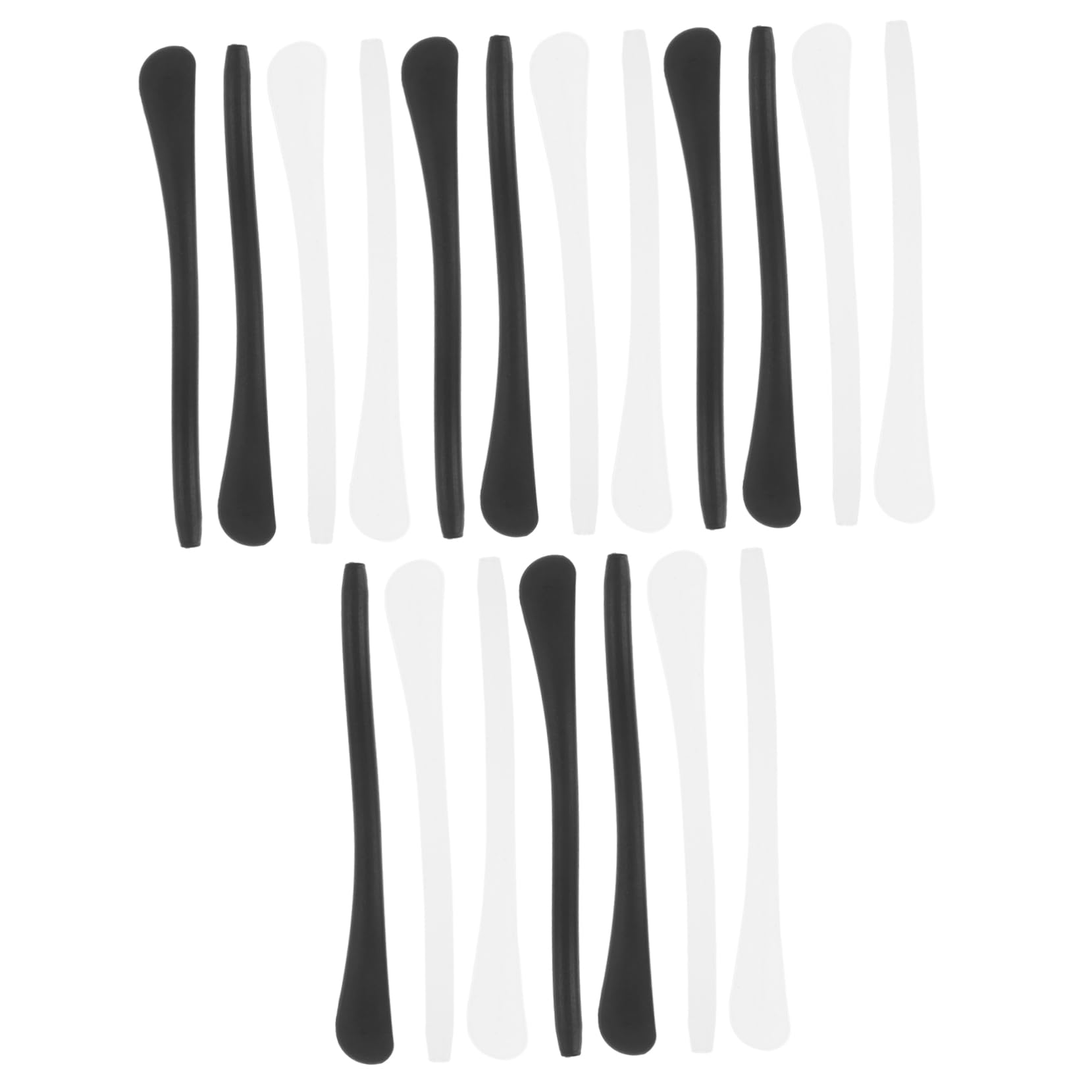 Uonlytech 10 Pairs Anti-slip Glasses Holders Silicone Eyewear Retainer Eyeglasses Ear Grips for Ears Glasses Accessories Portable