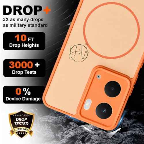 Image of Protective Back Cover for REALME P3 5G (Orange)