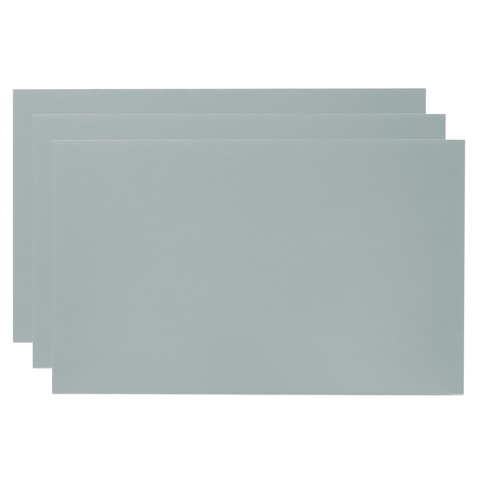 Placa láser en blanco PATIKIL de aluminio anodizado gris con grabado de alta definición