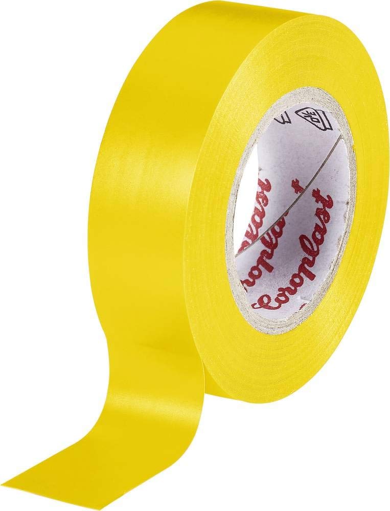 Coroplast 302-10-YE Yellow Electrical Tape 10m x 15mm PVC Self-Adh...