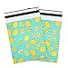UCGOU Poly Mailers 10x13 Inch Lemon Designer 100 Pack Patterned #4 Shipping Bags Mailing Envelopes Self Seal Waterproof and Tear Proof Boutique Postal Small Business for Clothes