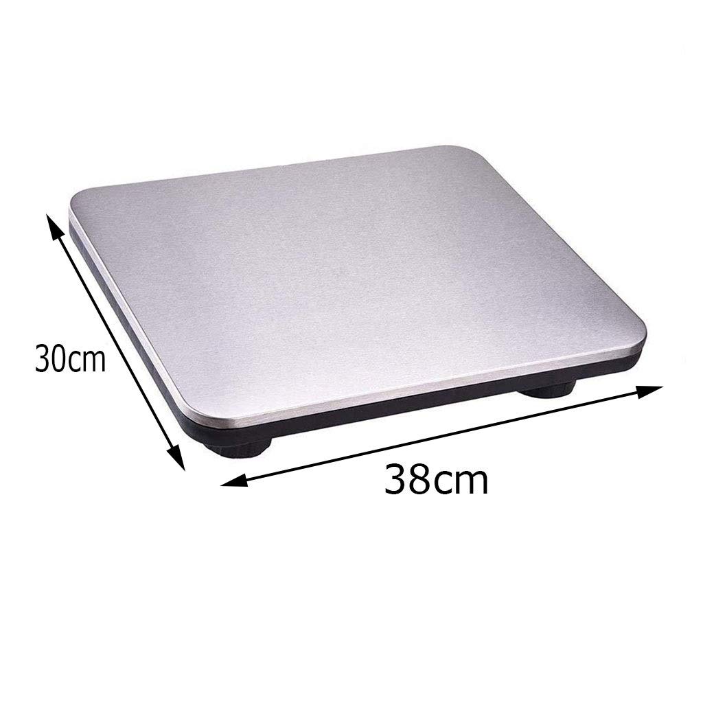 Básculas de cocina Báscula Digital De Precisión, Función Conteo Y Tara - Para Paquete Envíos Postal - Balanza Industrial Comercial Profesional (Color : Silver, Size : 150kg/0.05kg)