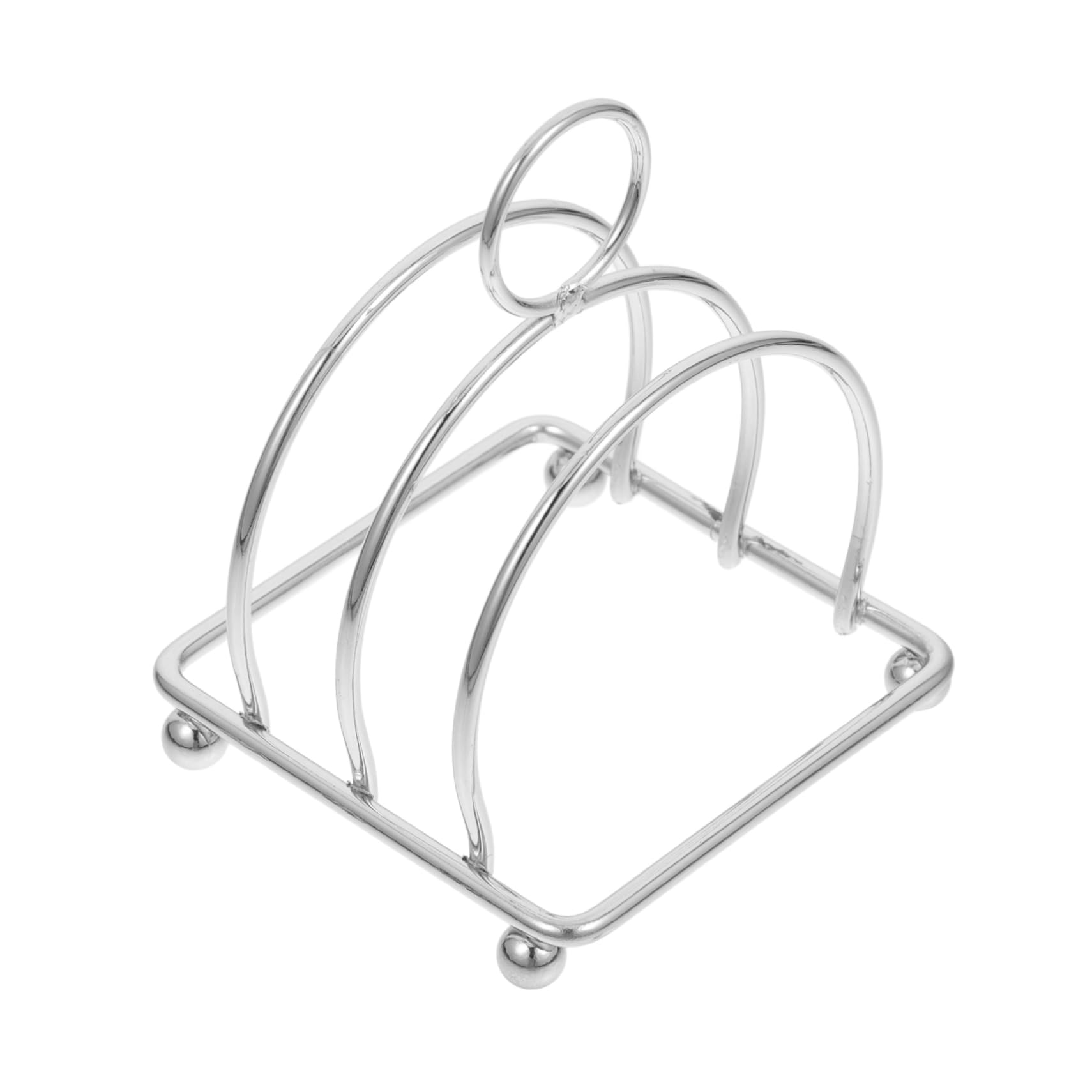 BRIGHTFUFU Bread Stand Rack Toast Display Steel Bakery Bread Slices Organizer for Home