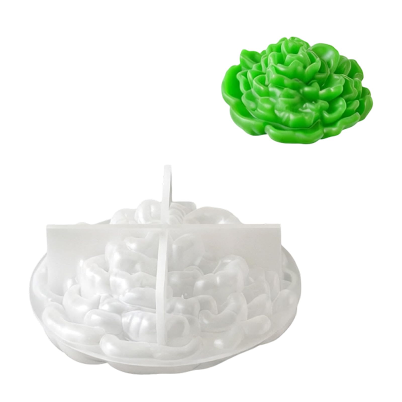 MIDOKSTUA Planter Silicone Molds Floral Plant Shape Bowl Silicone Molds for Container Soap Decorative Bowl Multipurpose Elastomer Cast