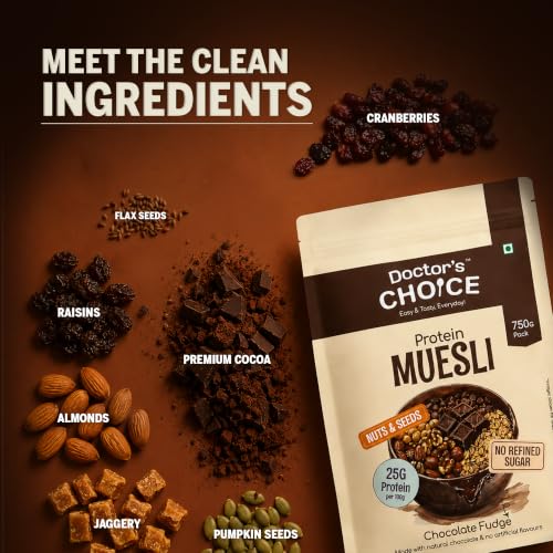 DC DOCTORS CHOICE High Protein Multigrain Muesli 750g 25 g - Image 6