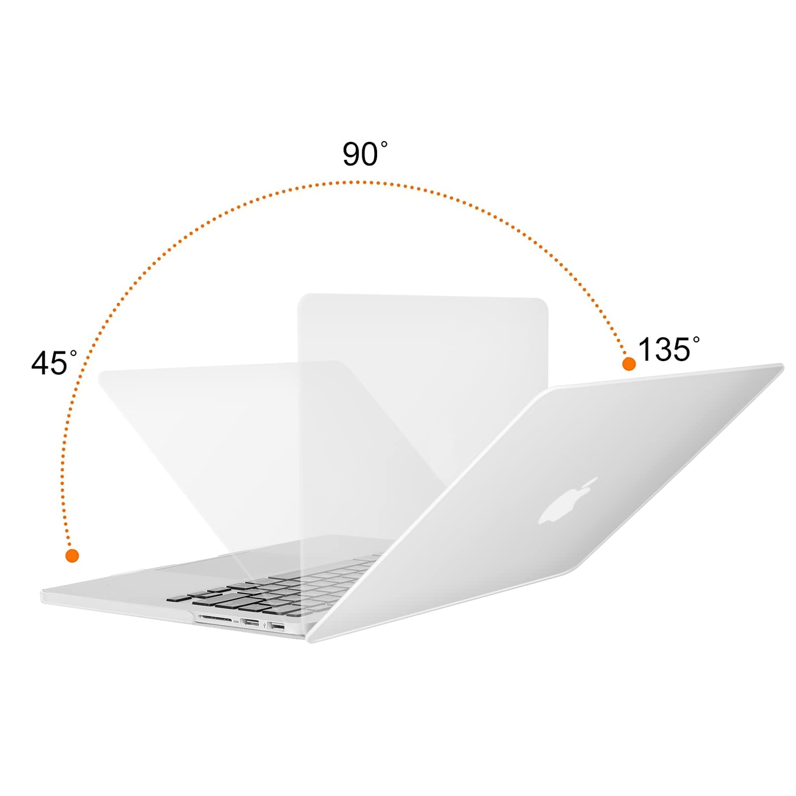 MOSISO Custodia Compatibile con MacBook Pro 13 Pollici Cover 2015 2014 2013 2012 A1502 A1425 Versione Precedente con Display Retina,Plastica Protettiva Rigida Case, Brina