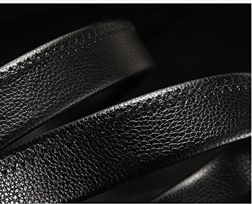 Image of Zacharias Men's Faux Leather Belt Automatic R Buckle ASG-18 (Black;Free Size)