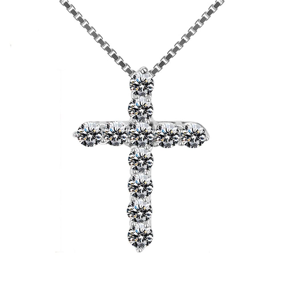 Collier de pendentif zircon cristal chaîne fine ras de cou