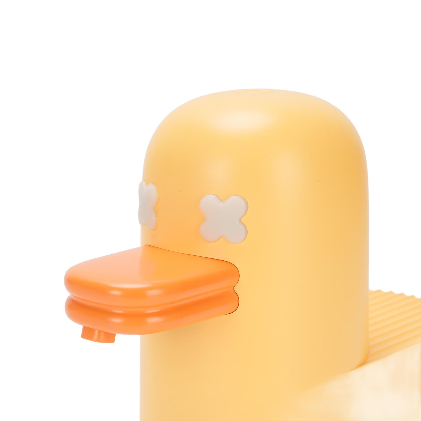 Fabater Cute Duck Dispenser Automatico Sapone Schiuma, Dispenser Sapone Mani Touchless Intelligente con Batteria Ricaricabile 1200mAh, Schiuma con Sensore 350ml per Bagno, Plastica ABS (B)