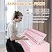 WENCAI 88 Key Electric Piano Velocity-Sensitive Keyboard, 88 Keys Home Upright Digital Pianos, Wooden Electronic Piano for Beginner Adult with 3 Pedals, Supports USB-MIDI/Wireless Connect, Pink