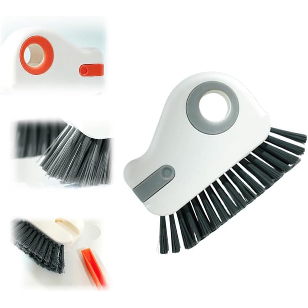 Brosse De Nettoyage Domestique, Outil De Nettoyage Des Rainures, Nettoyeur De Rails De Fenêtre, Brosse à Rainure De Fenêtre, Tampon De Rail De Porte, Nettoyeur D'écart