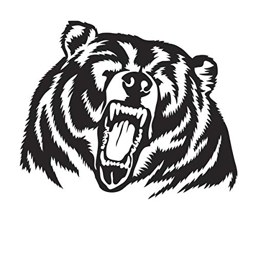 Grizzly Bear Decal Sticker - Large 9.8