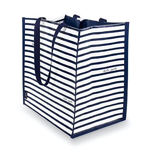 Kate-Spade-New-York-Reusable-Shopping-Bag-Grocery-Tote-with-Shoulder-Straps-Large-Collapsible-Tote