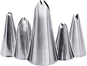 5Pcs/Set Leaf Nozzles Stainless Steel Icing Piping... U2013 Vicedeal