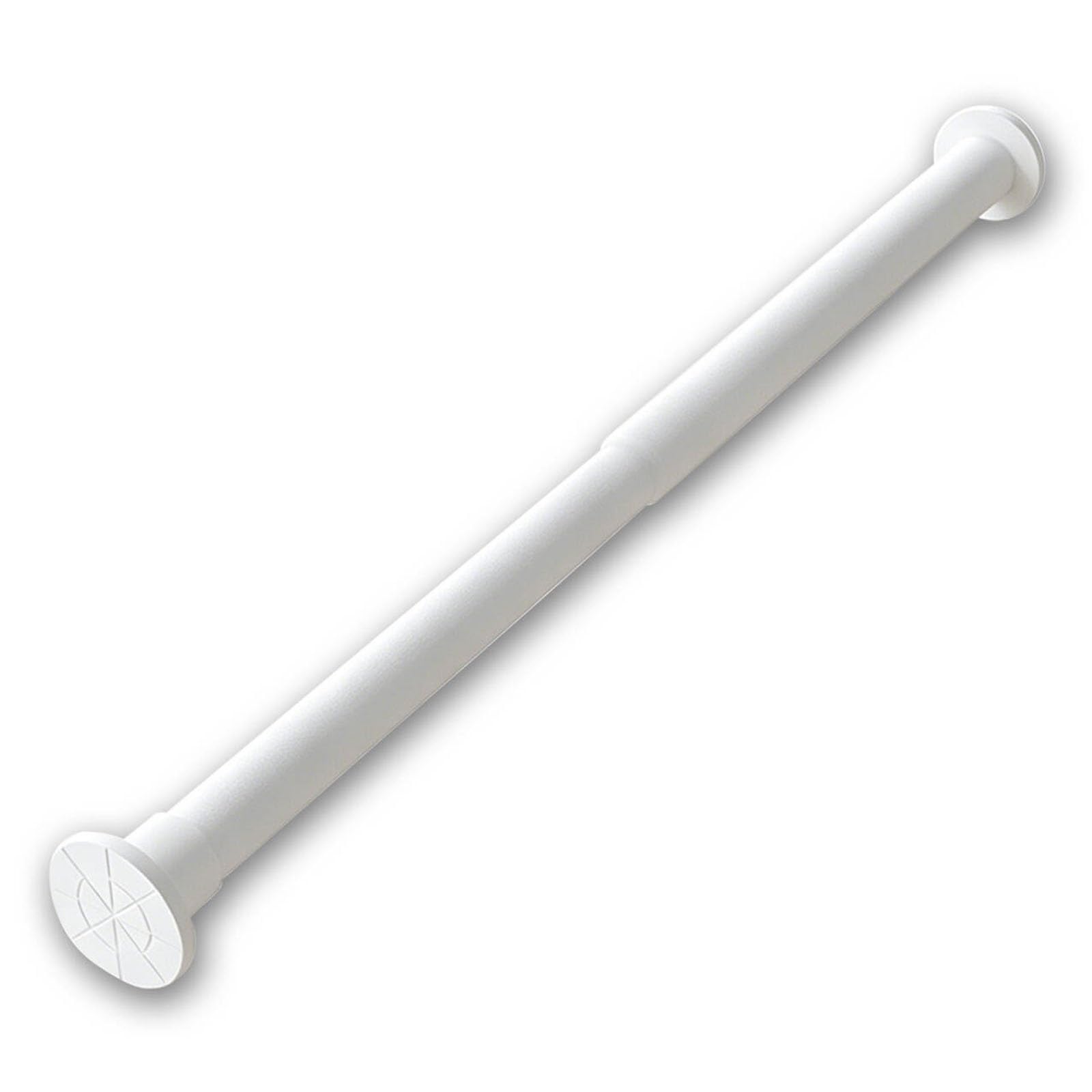 Tension Shower Curtain Rod, Adjustable Shower Curtain Rod, No Drilling for Windows, Closet, Doorway, Door(White,50-80cm/19-31in)