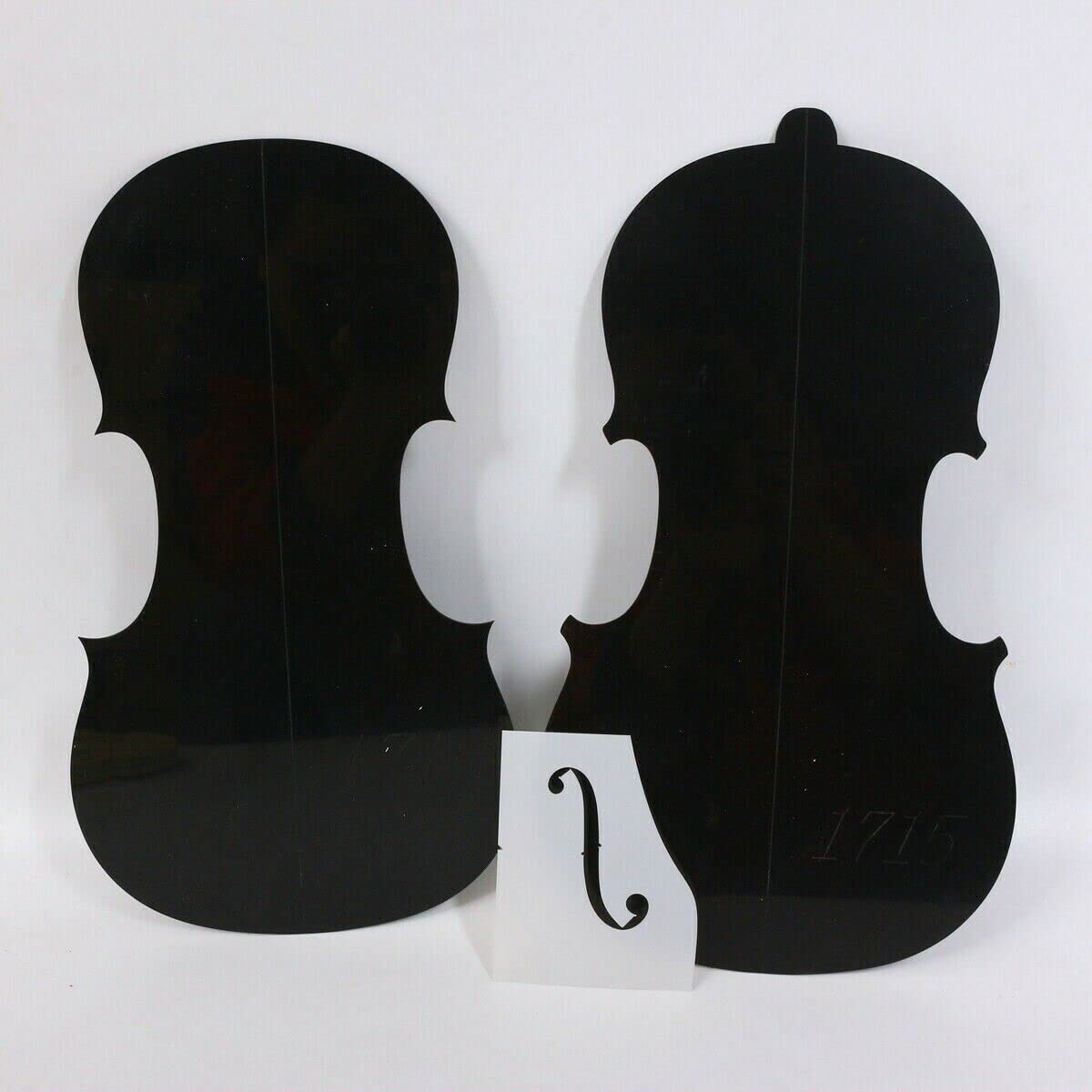 Stradivari 1716Year 4/4 Violin collo/F foro templet Stampo strumenti modello strumenti fai da te