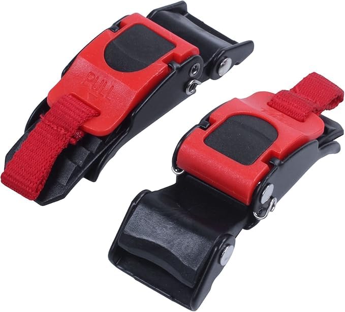 Q8 Twinkle Helmet Strap Clip | Buckle Strap | Quick Release Helmet Straps | Replacement Chin Strap for Helmet - Pack of 2