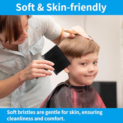 3 Stück Friseurbürste, Nackenpinsel Set, Friseur Bürste, Friseur Pinsel, Haarpinsel Barbierbürst, Soft Friseur Haarpinsel, Barber-Zubehör, für Friseursalon Haarreinigung, Staubentfernung usw.