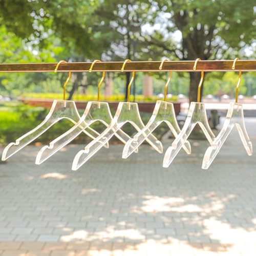 Cintre Transparent pour Chemises et Dressing Structuré de Dame
