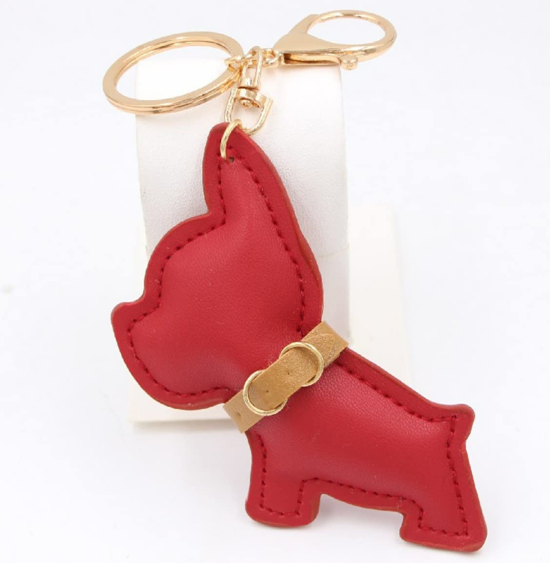 Porte-clés chien en cuir pour retrouver facilement vos clés dans le sac