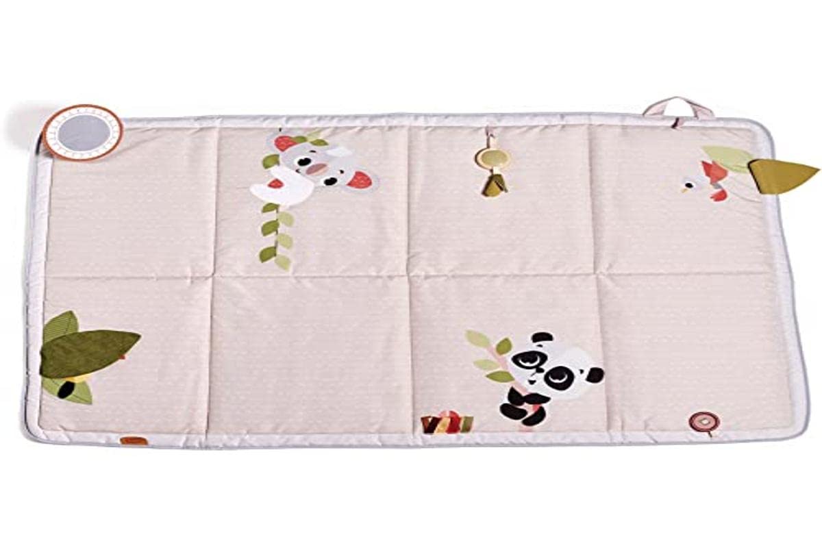 Boho Chic XL Super Mat, Extra Large Activity Mat, Soft Baby Mat, with Wooden Toy, 0m+