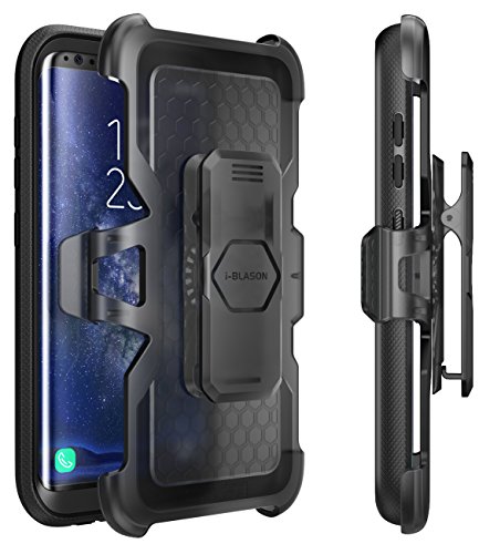 I-Blason Armorbox Series Case For Galaxy S8, [Full Body] [Heavy Duty] Shock Reduction / Bumper Case Without Screen Protector For Samsung Galaxy S8 2017 Release (Black) #TOP3