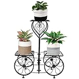 Metal Plant Stand Shelf Indoor Outdoor Multiple, Corner Plant Stands, 3 Tier Tall Flower Pot Holder...