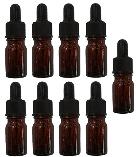 Best Essential Oil Amber Glass Bottles 5ml (1/6 fl oz) bottles w/Glass dropper/Plastic Screw Cap/Silicon bulb - Small Glassware - Oil Mixing/Get one drop, Great Labware Jars, Pharmaceuticals, Great Essential Oil Set For Travel - , Diabetic Uses, Many uses for Leak Proof Essential Oil Storage - High Quality BPA free Glass - Best Money Back Guarantee - No Questions asked Best Essential Oil Amber Glass Bottles 5ml (1/6 fl oz) bottles w/Glass dropper/Plastic Screw Cap/Silicon bulb - Small Glassware - Oil Mixing/Get one drop, Great Labware Jars, Pharmaceuticals, Great Essential Oil Set For Travel - , Diabetic Uses, Many uses for Leak Proof Essential Oil Storage - High Quality BPA free Glass - Best Money Back Guarantee - No Questions asked