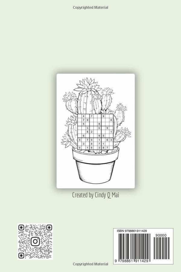 Vista 2 de Sudoku Coloring Book House Plant Edition