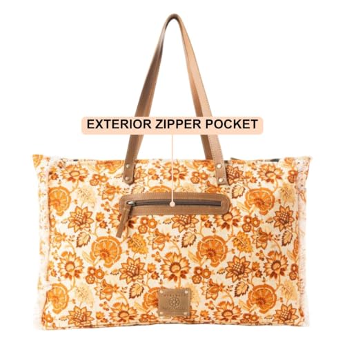 Myra Bag Floral Weekender Purse - Overnight Vintage Travel Tote for Women3