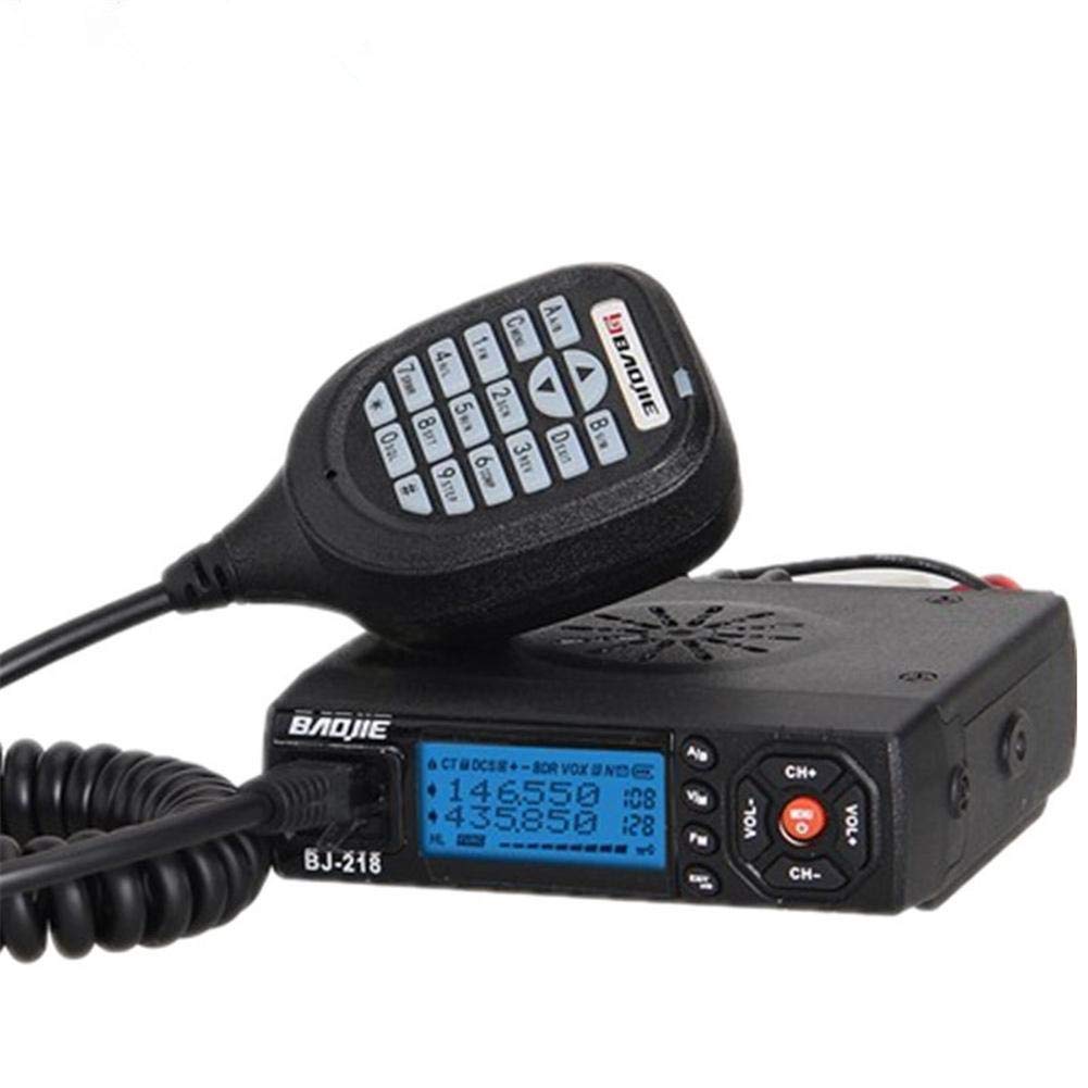 218 VHF/UHF Dual Banda Coche móvil Interphone del Coche Vehículo Transceptor con Programable por PC Largo Alcance Pantalla LCD 200 Canales 136-174/400-470MHZ 25W