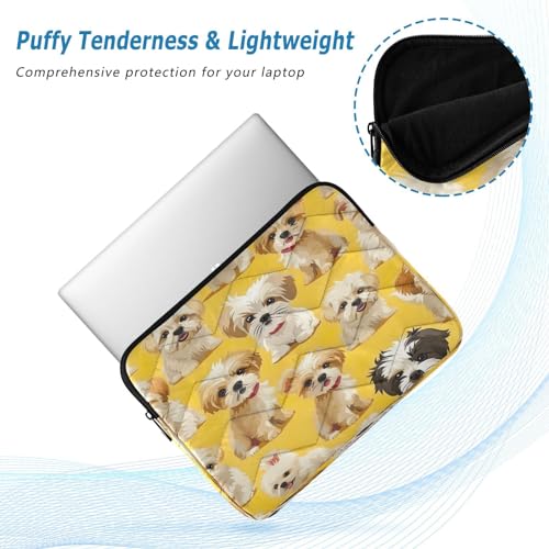 Funda para portátil 13-14 pulgadas impermeable con diseño perros miniatura 5