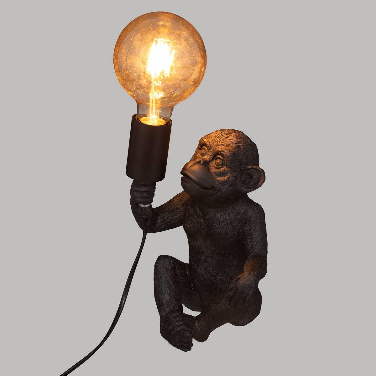 Lampada SPE monkey nera H24,5