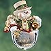 The Bradford Exchange Thomas Kinkade Snow-Bell Holidays Snowman Ornaments: Set of Three