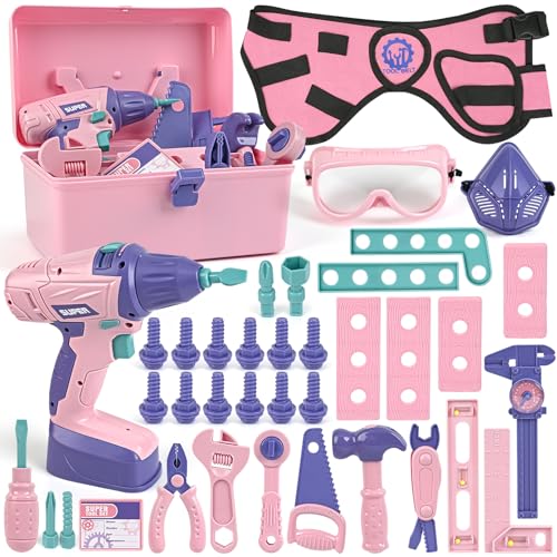 Vanplay Spielzeug ab 3 Jahre Werkzeugkoffer Kinder Werkzeuge mit...
